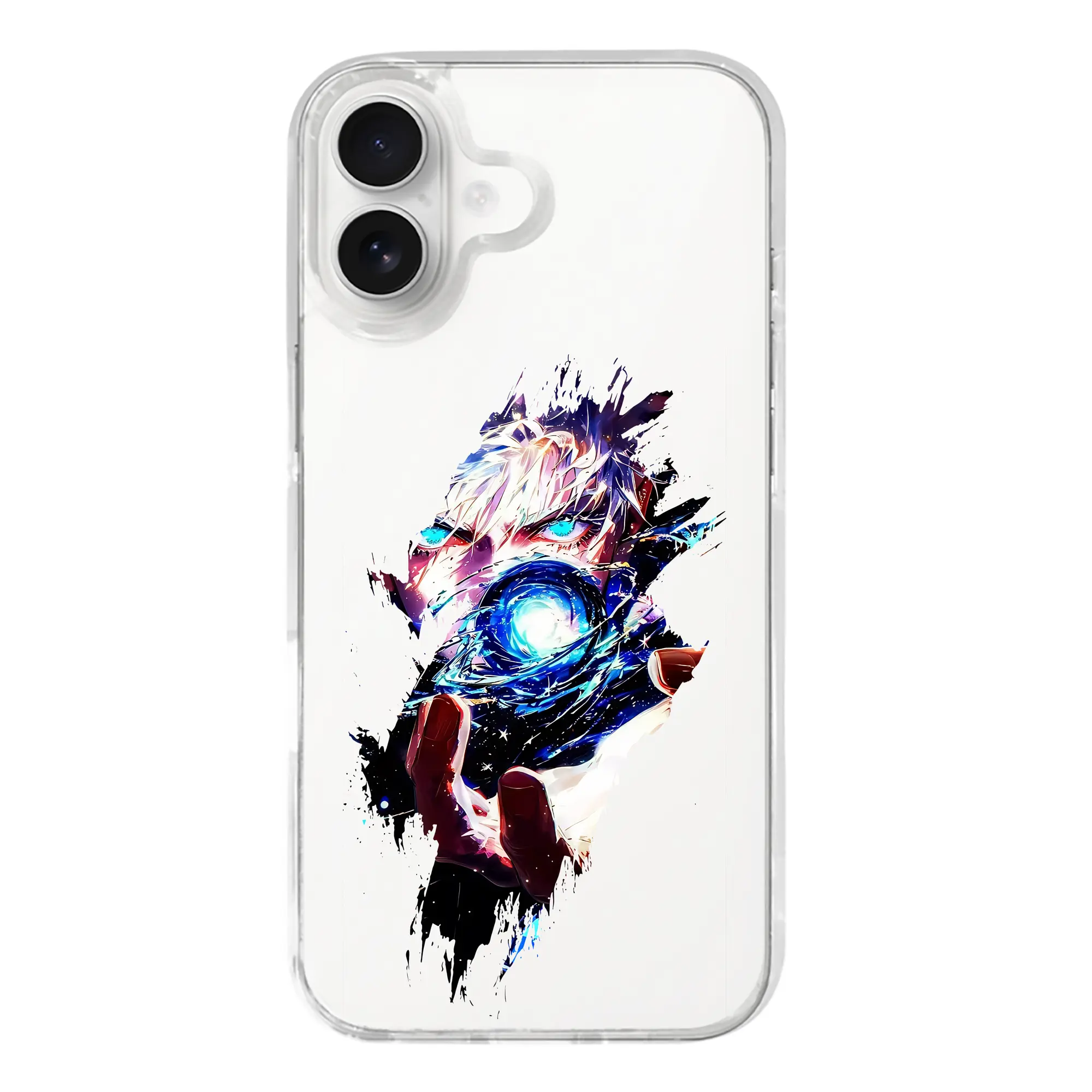 呪術廻戦 グッズ,五条 悟 - iPhone 17シリーズ 透明スマホケース – 薄型・耐衝撃・精密フィット保護カバー